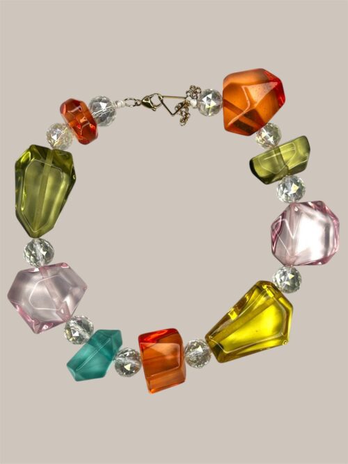 Collar Tesoro Colores y Rosa - Image 5