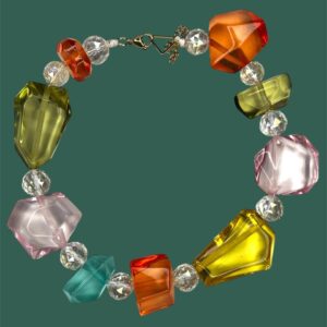Collar Tesoro Colores y Rosa