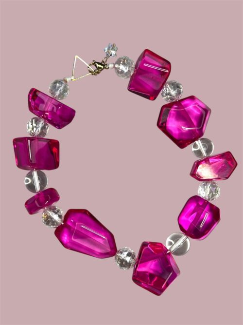 Collar Tesoro Colores y Rosa - Image 4