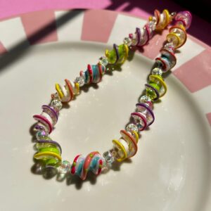 Collar bombones espiral