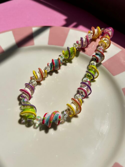 Collar bombones espiral
